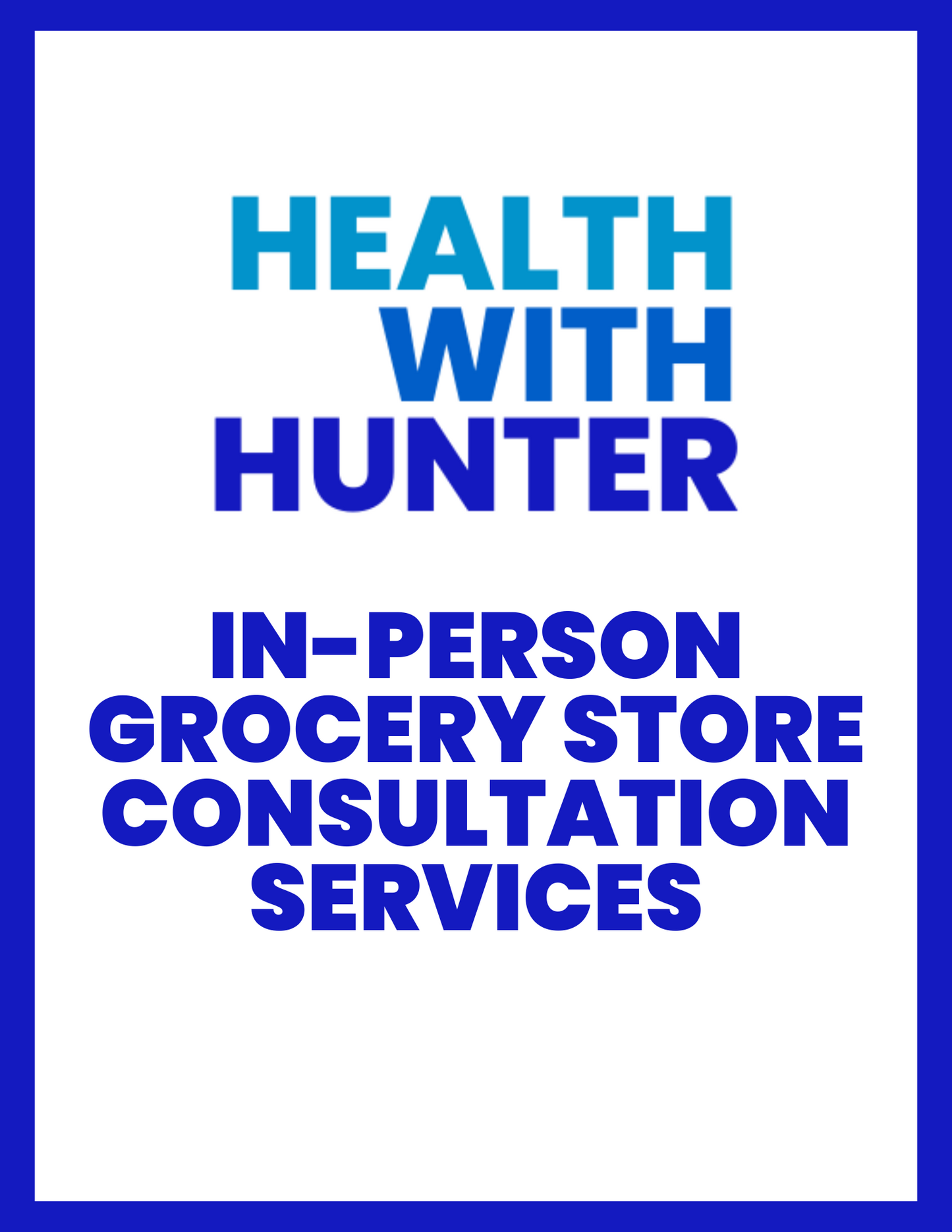 In-Person Grocery Store Consultation