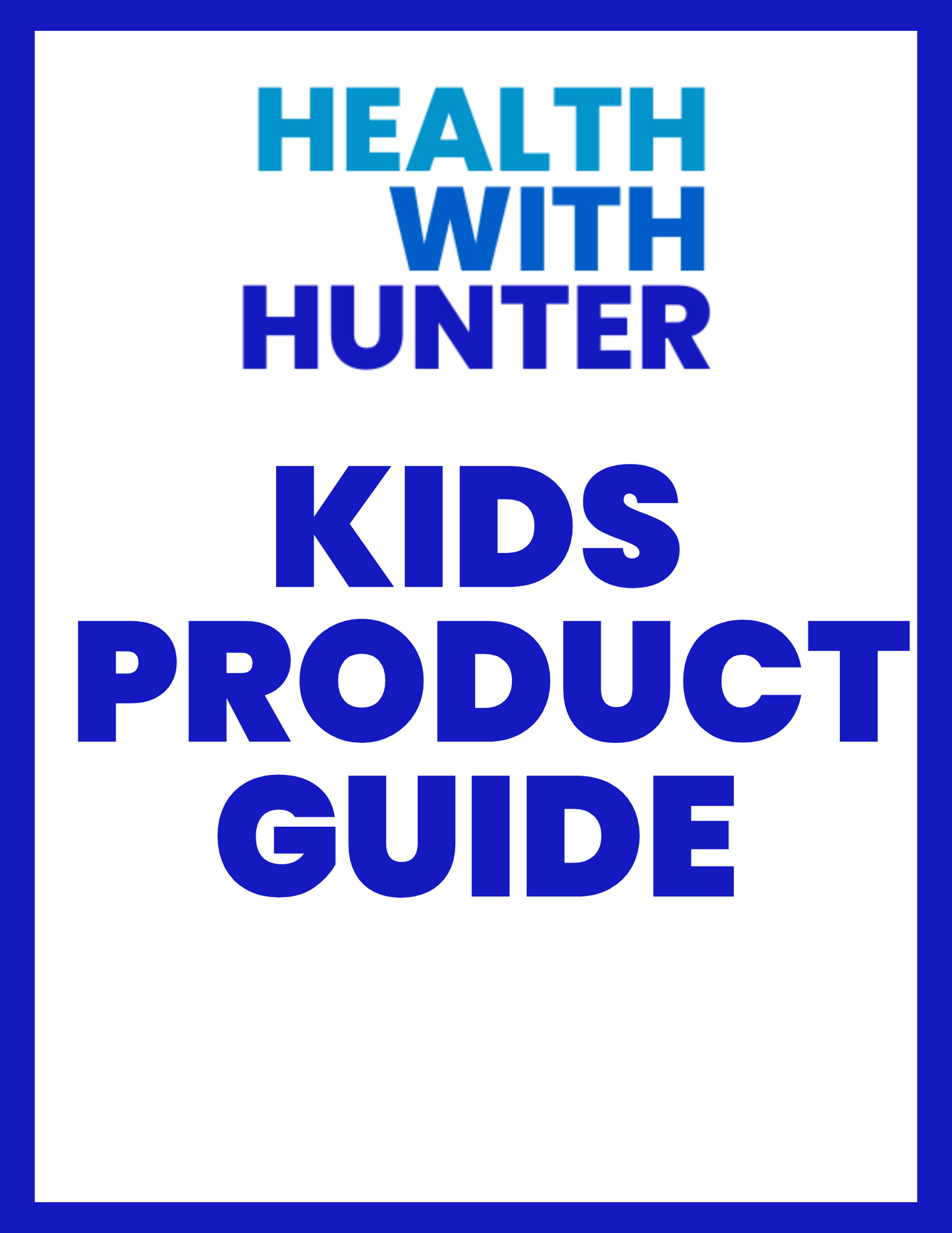 Kids Product Guide